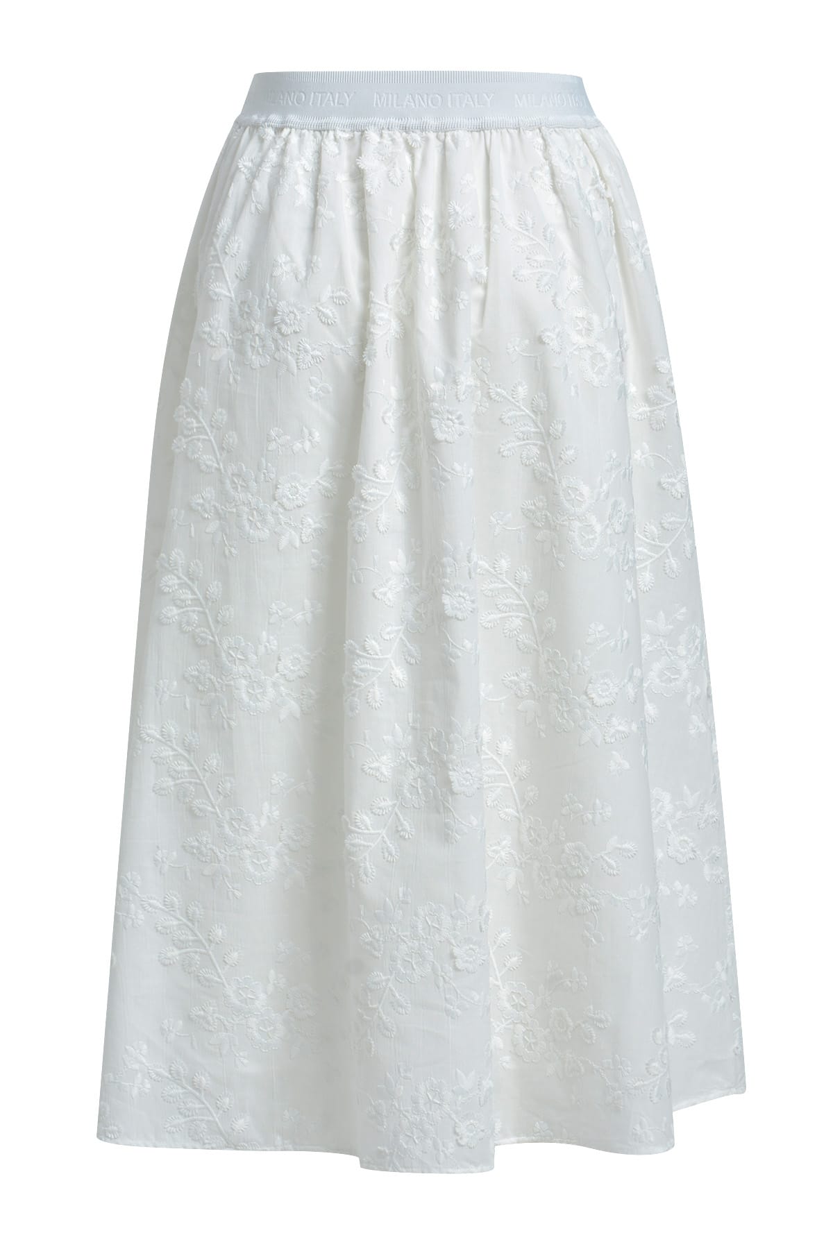 Rock midi elastic wb white print Rock Milano