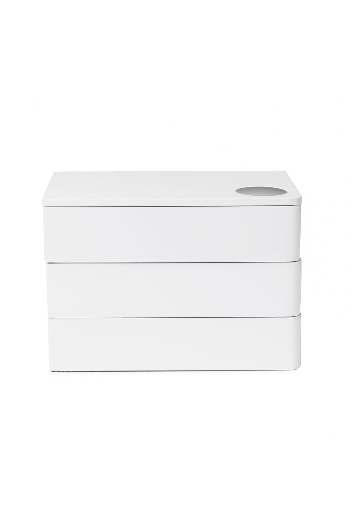 Schmuckbox Umbra schwenkbares Schmuckkästchen Weiß Schmuckbox Umbra