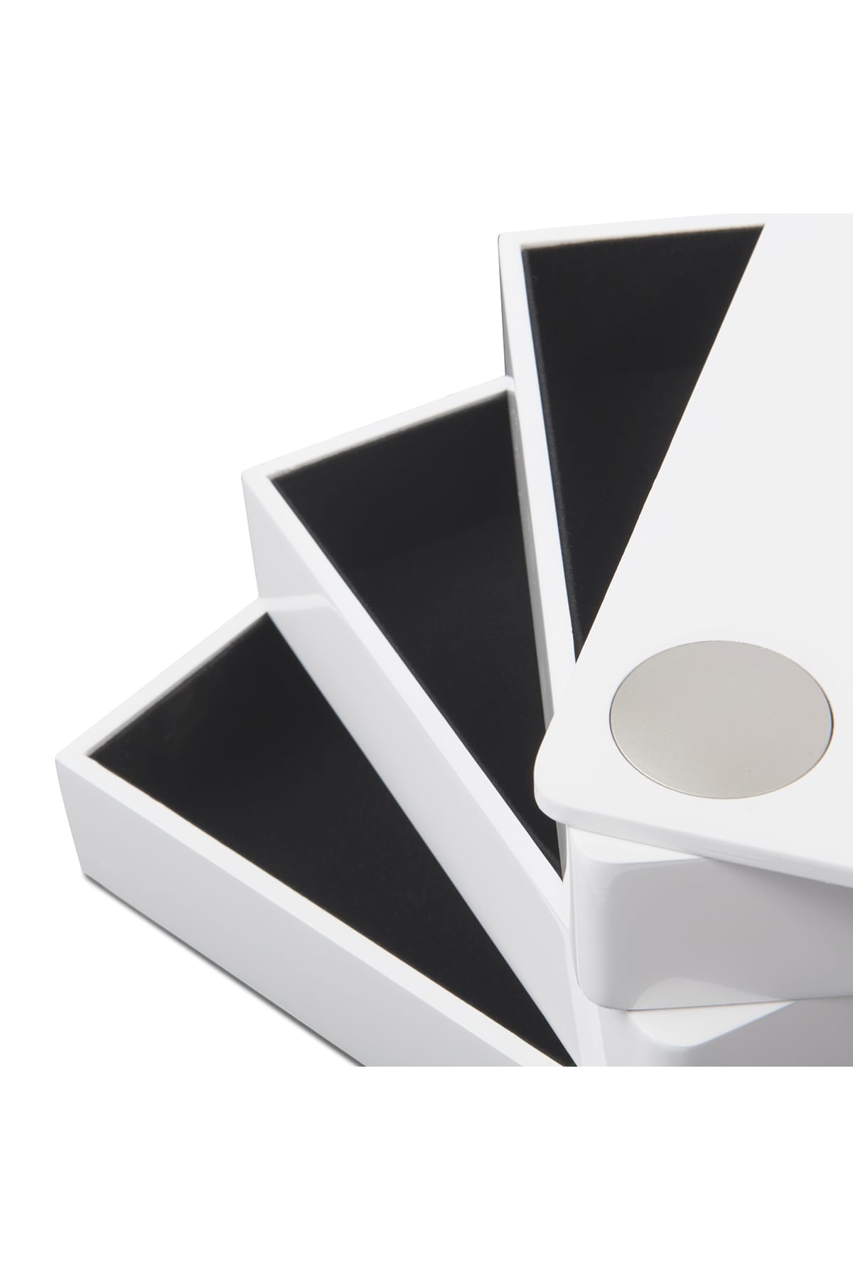 Schmuckbox Umbra schwenkbares Schmuckkästchen Weiß Schmuckbox Umbra