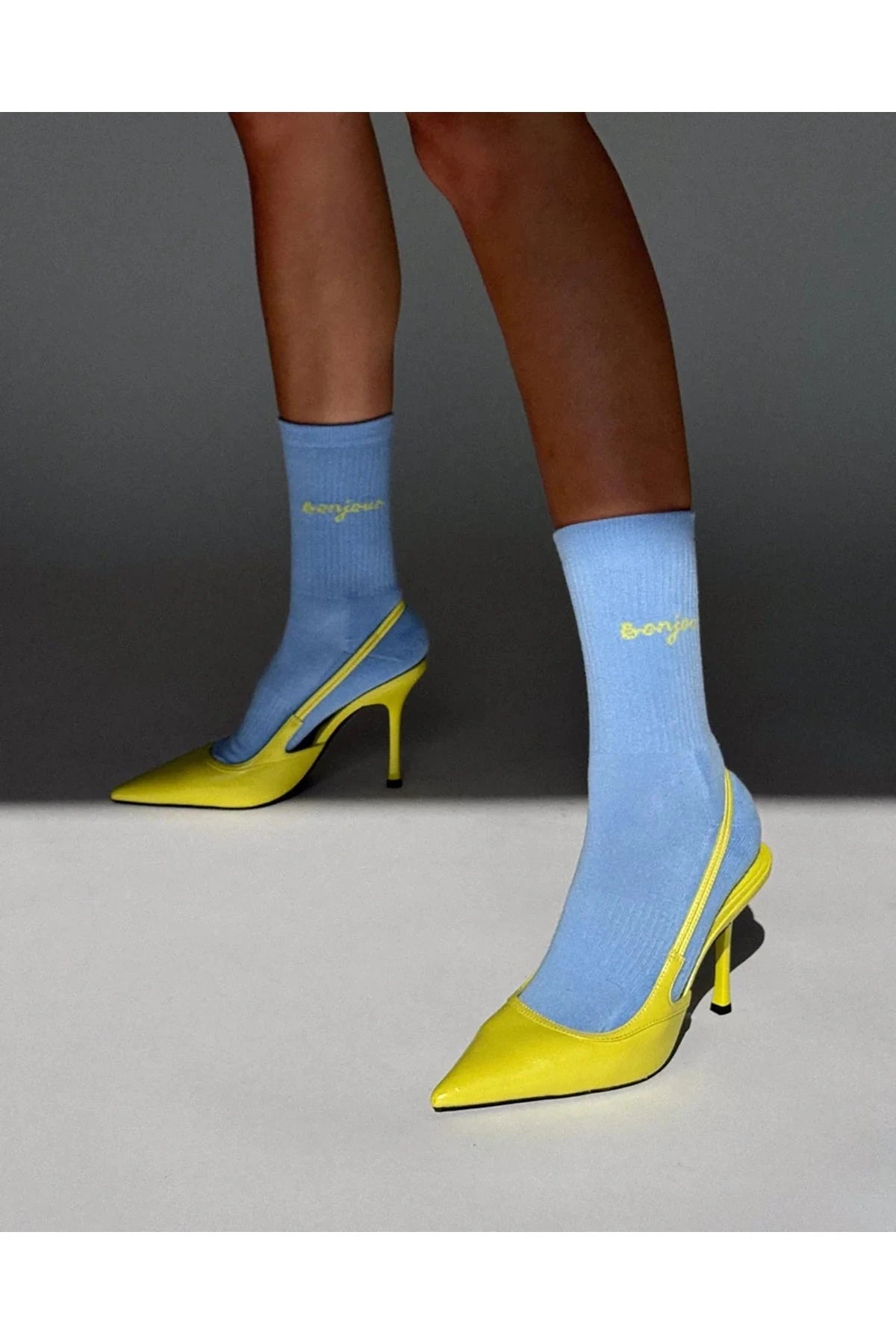Socken Bonjour Blau Socken No Bad Days Club