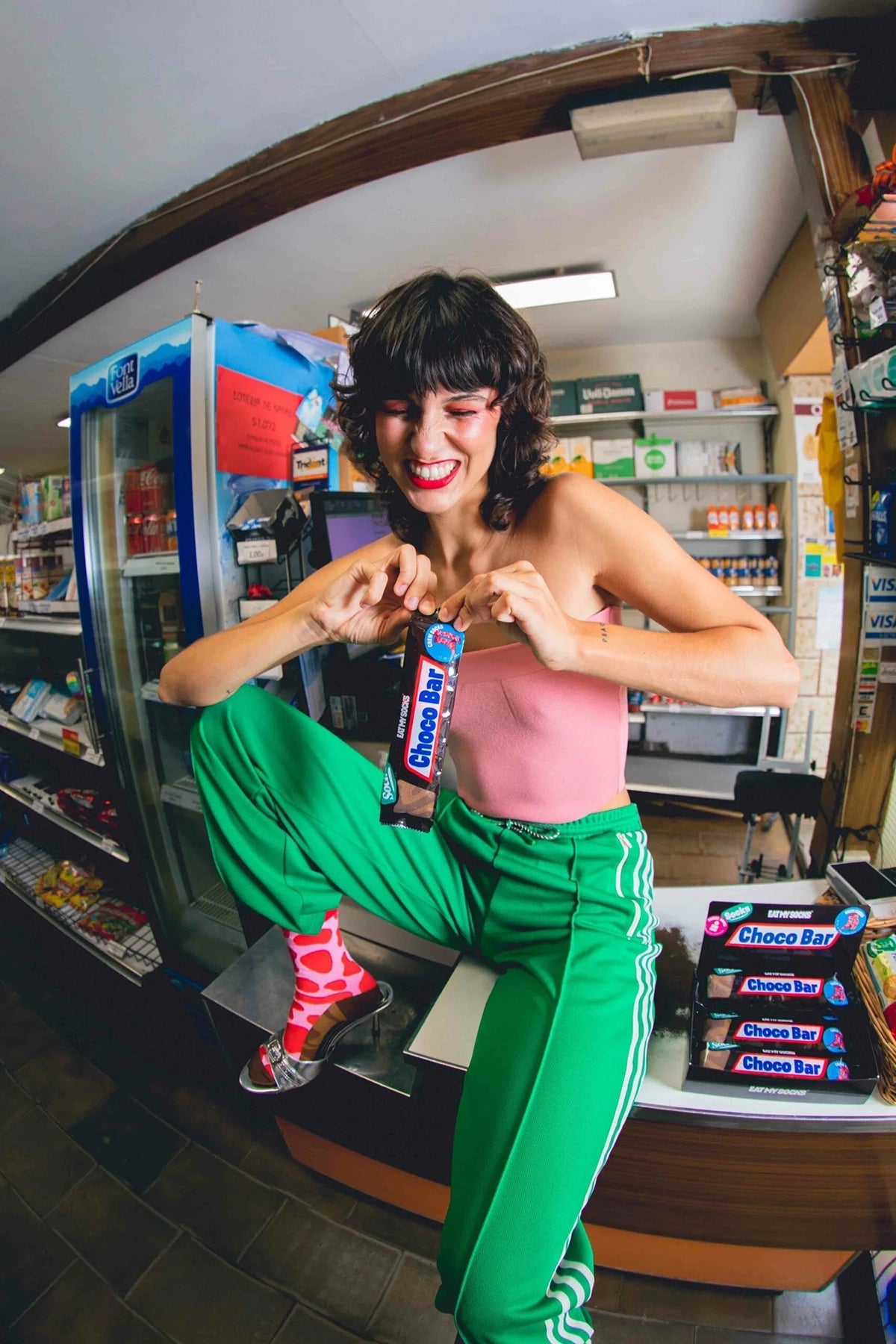 Socken Choco Bar Socken Eat my Socks