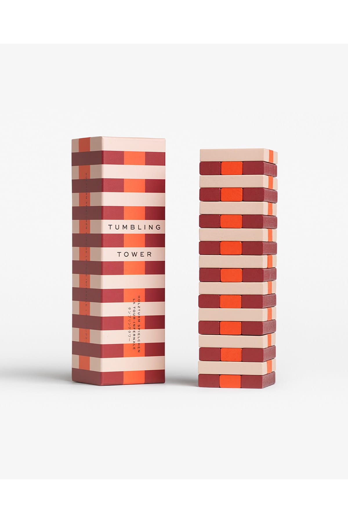 Spiel Tumbling Towers Red Multi Spiel Printworks