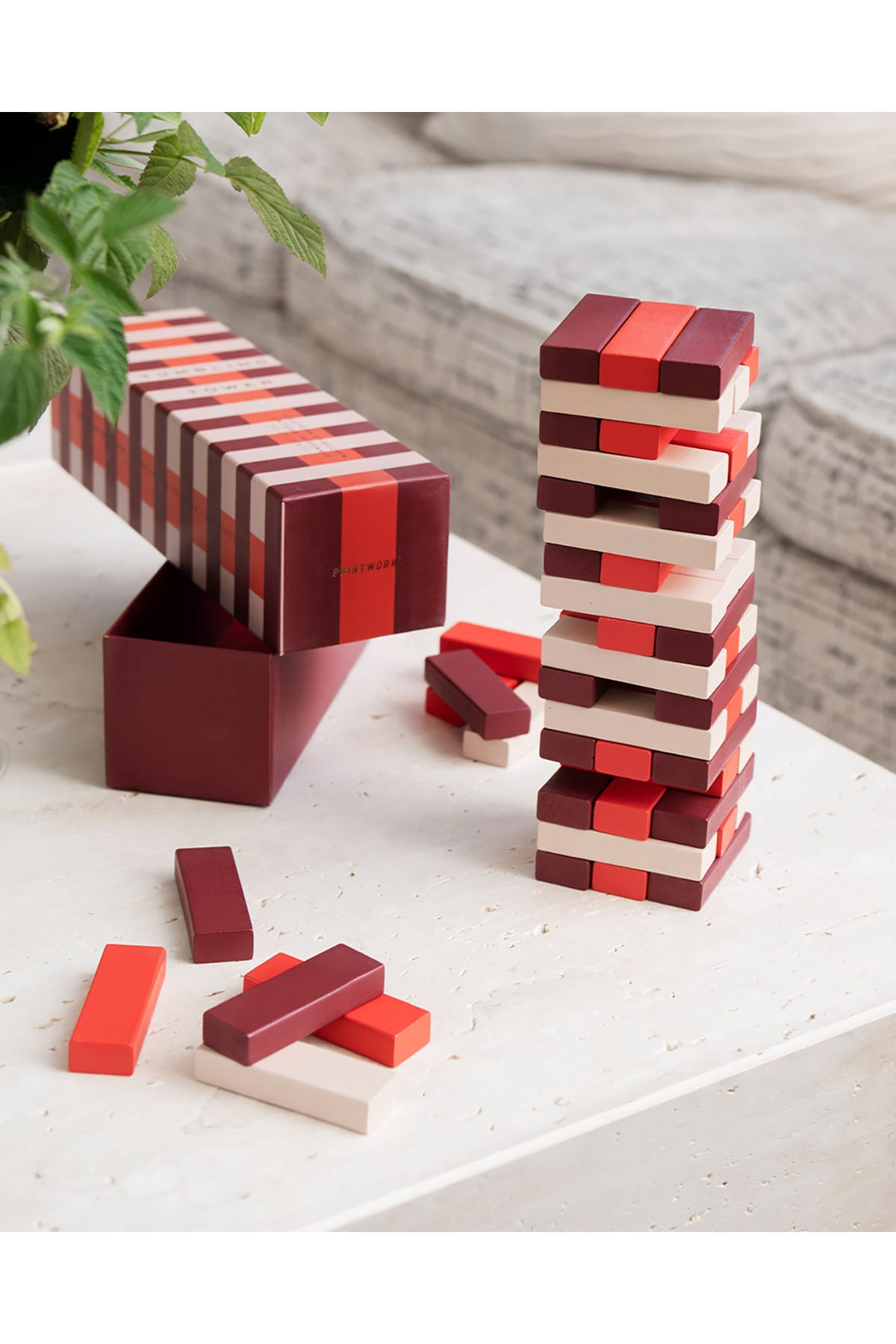 Spiel Tumbling Towers Red Multi Spiel Printworks