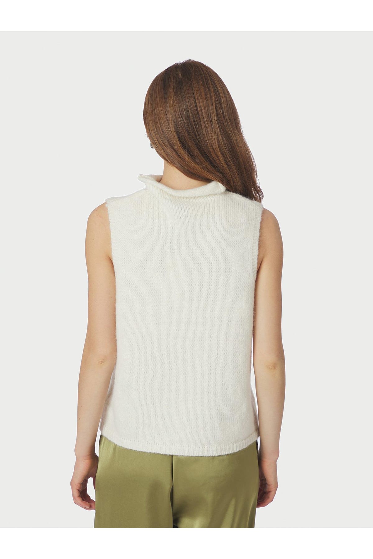 Strick Top Odelia Knit Top Off White Strick Top Neo Noir