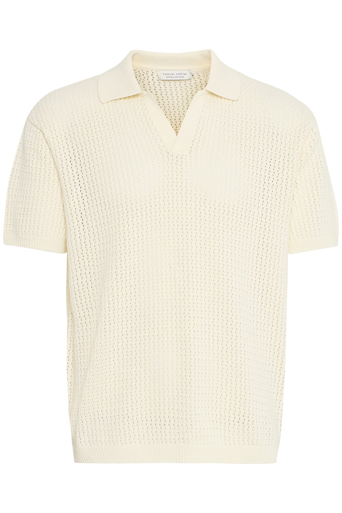 T-Shirt CFEASTON SS structured polo Egret T-Shirt Casual Friday