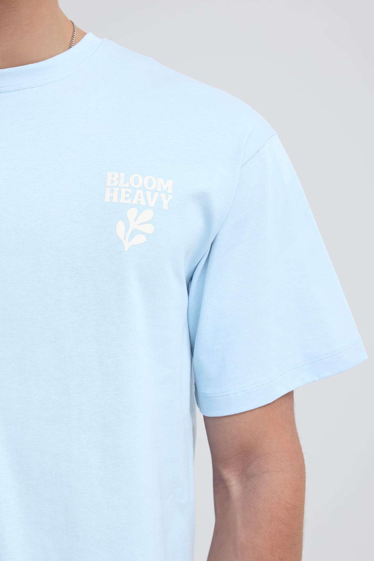 T-Shirt CFRUDE 0284 RELAXED T-SHIRT CERULEAN T-Shirt Casual Friday