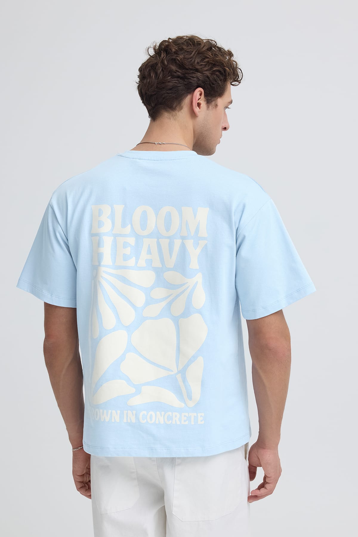 T-Shirt CFRUDE 0284 RELAXED T-SHIRT CERULEAN T-Shirt Casual Friday