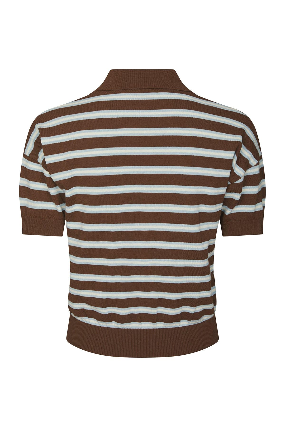 T-Shirt Emira Knit Polo Dark brown T-Shirt Neo Noir