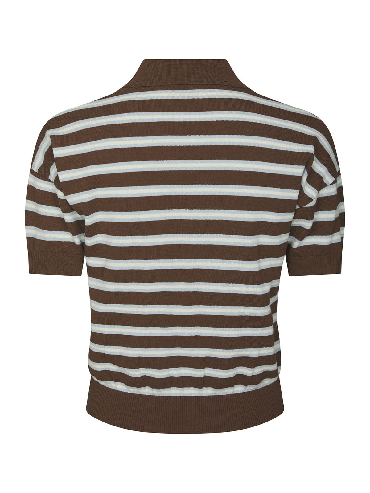T-Shirt Emira Knit Polo Dark brown T-Shirt Neo Noir