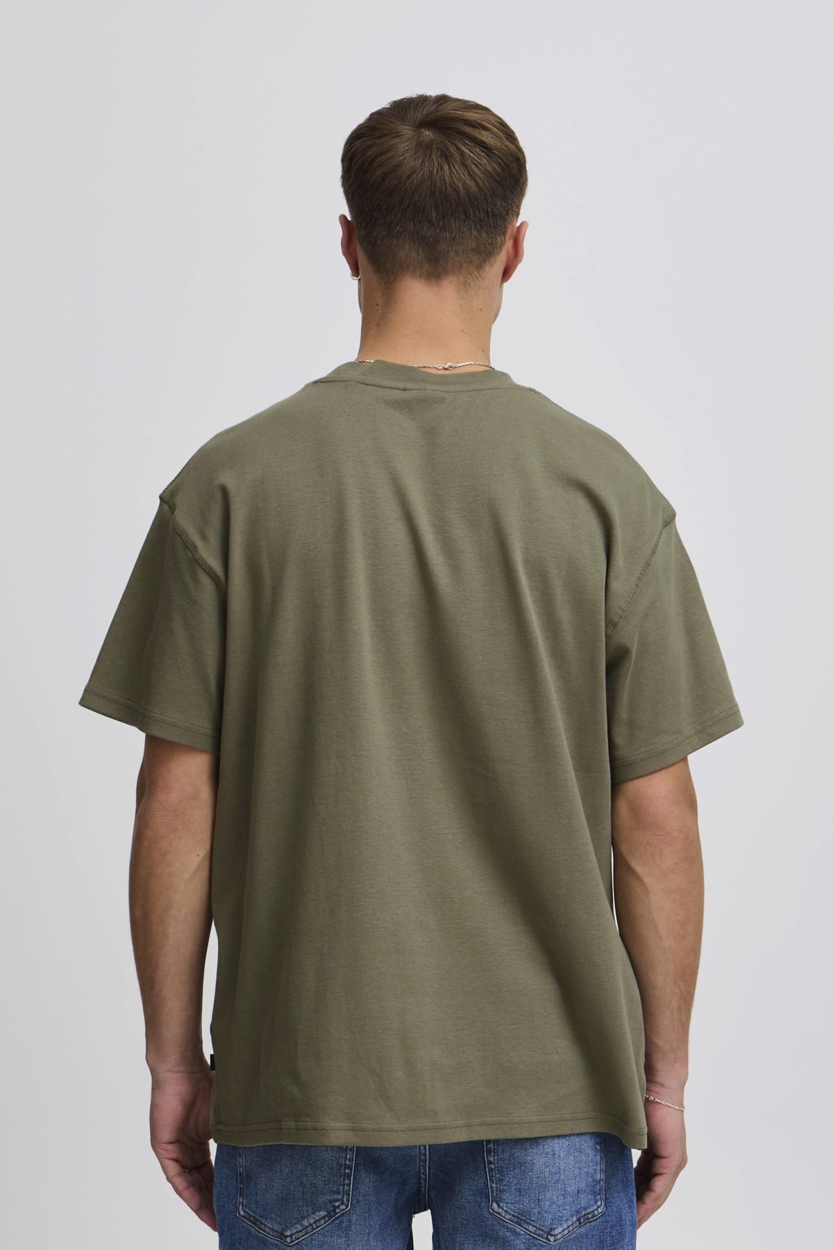 T-Shirt SDDANTON SS Vetiver T-Shirt Solid