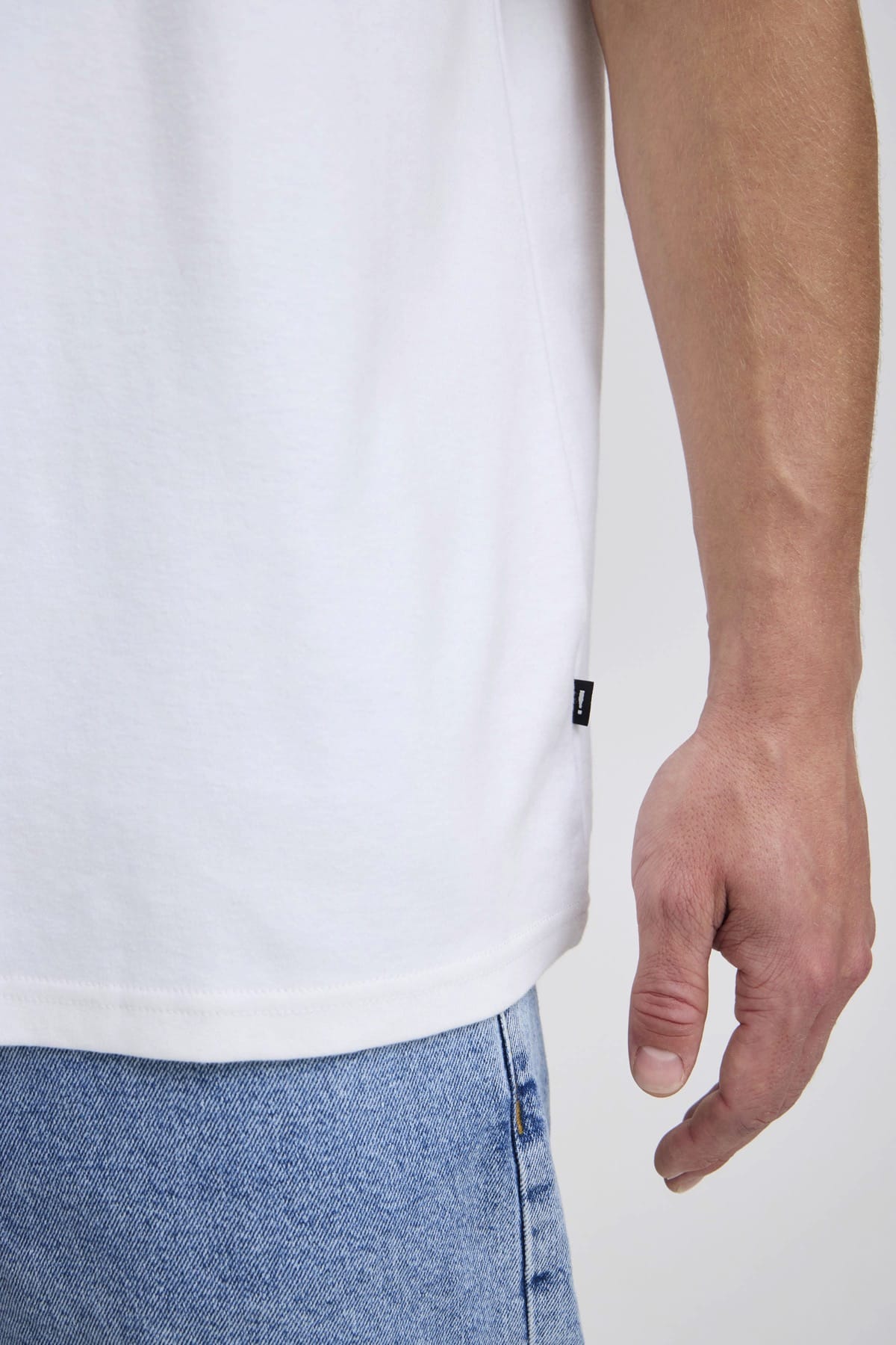 T-Shirt SDDANTON SS White T-Shirt Solid