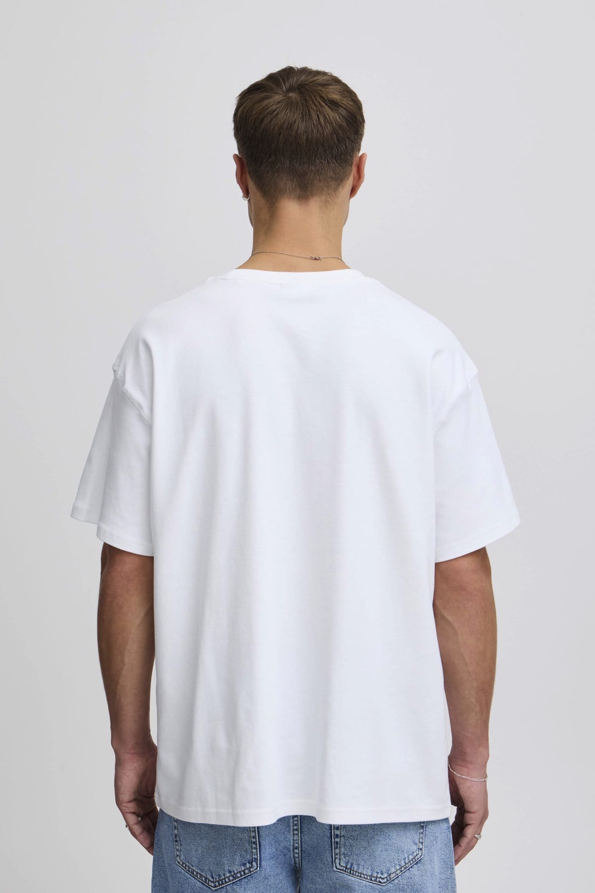 T-Shirt SDDANTON SS White T-Shirt Solid