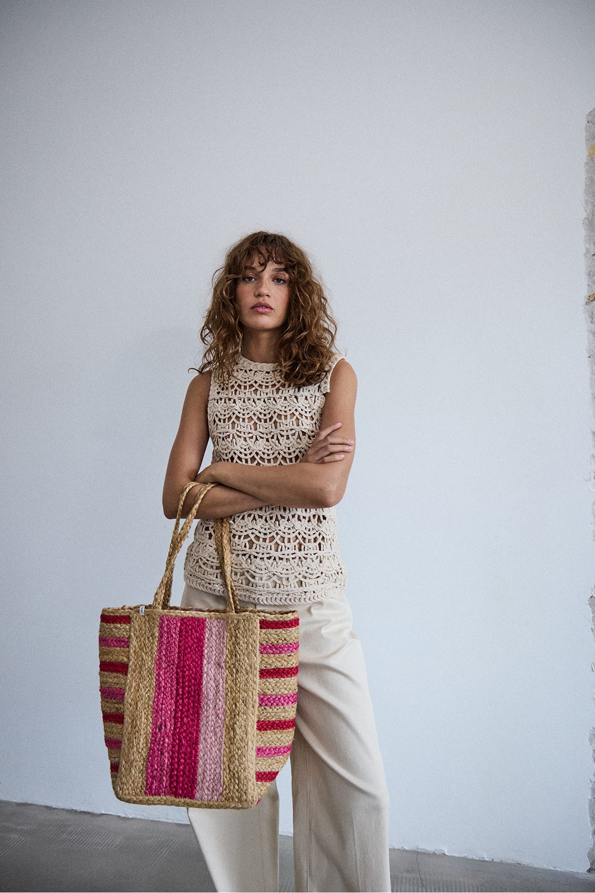 Tasche IADALIRA SH BA Geranium Tasche ICHI