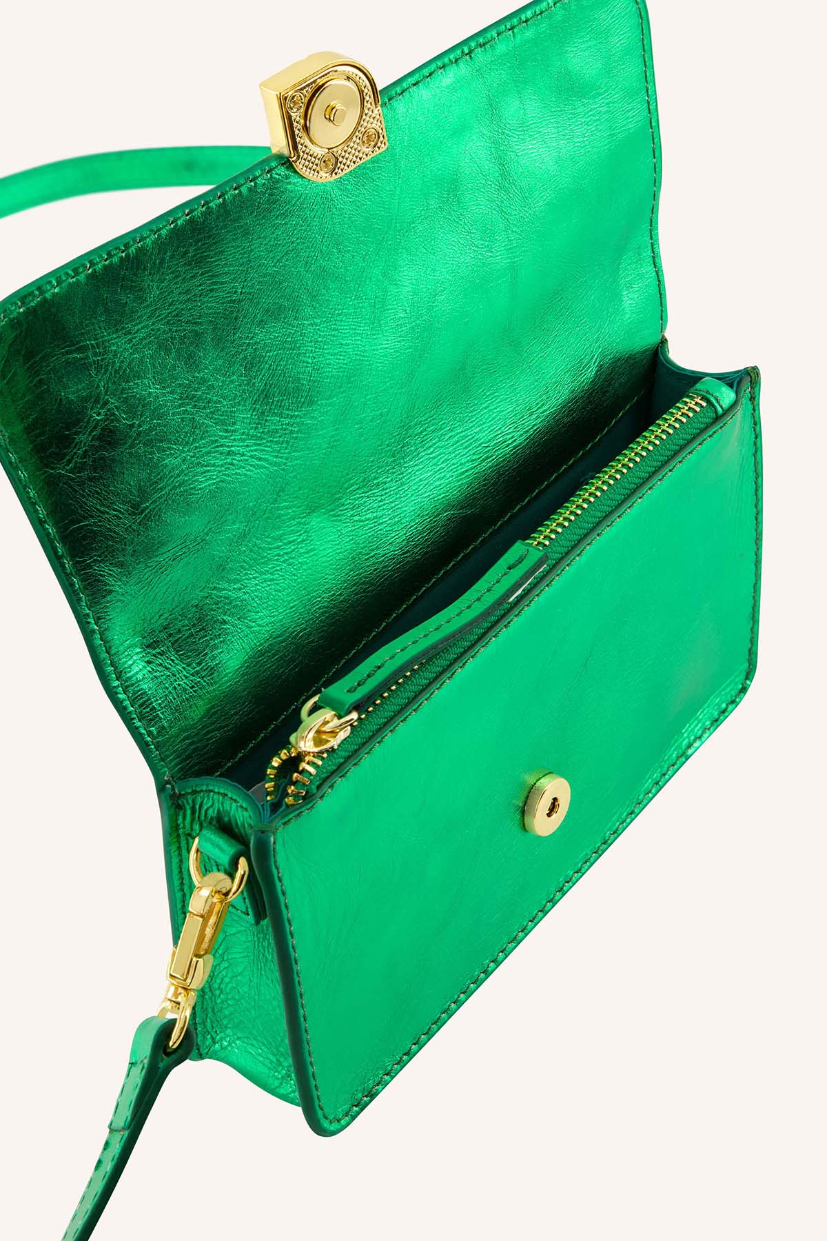 Tasche Loua gloss electric green Tasche By Bar