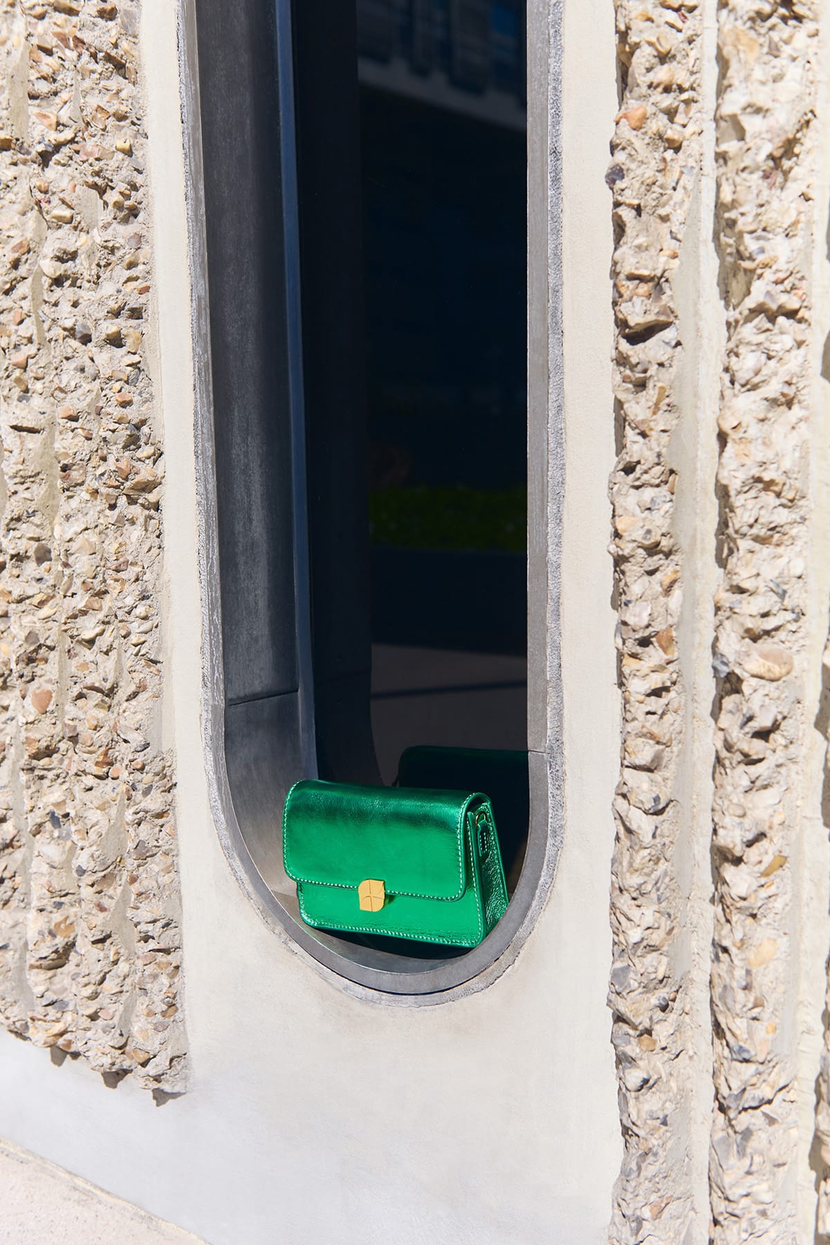 Tasche Loua gloss electric green Tasche By Bar