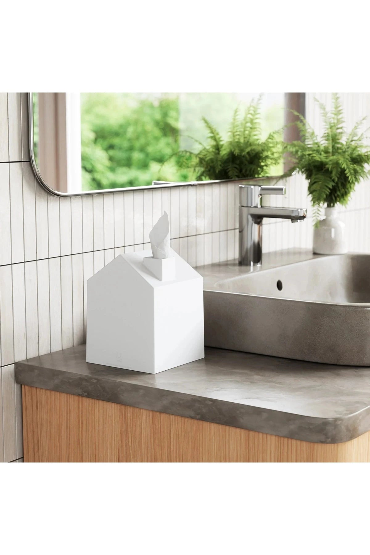 Taschentücherbox CASA TISSUE COVER WHITE Taschentücherbox Umbra