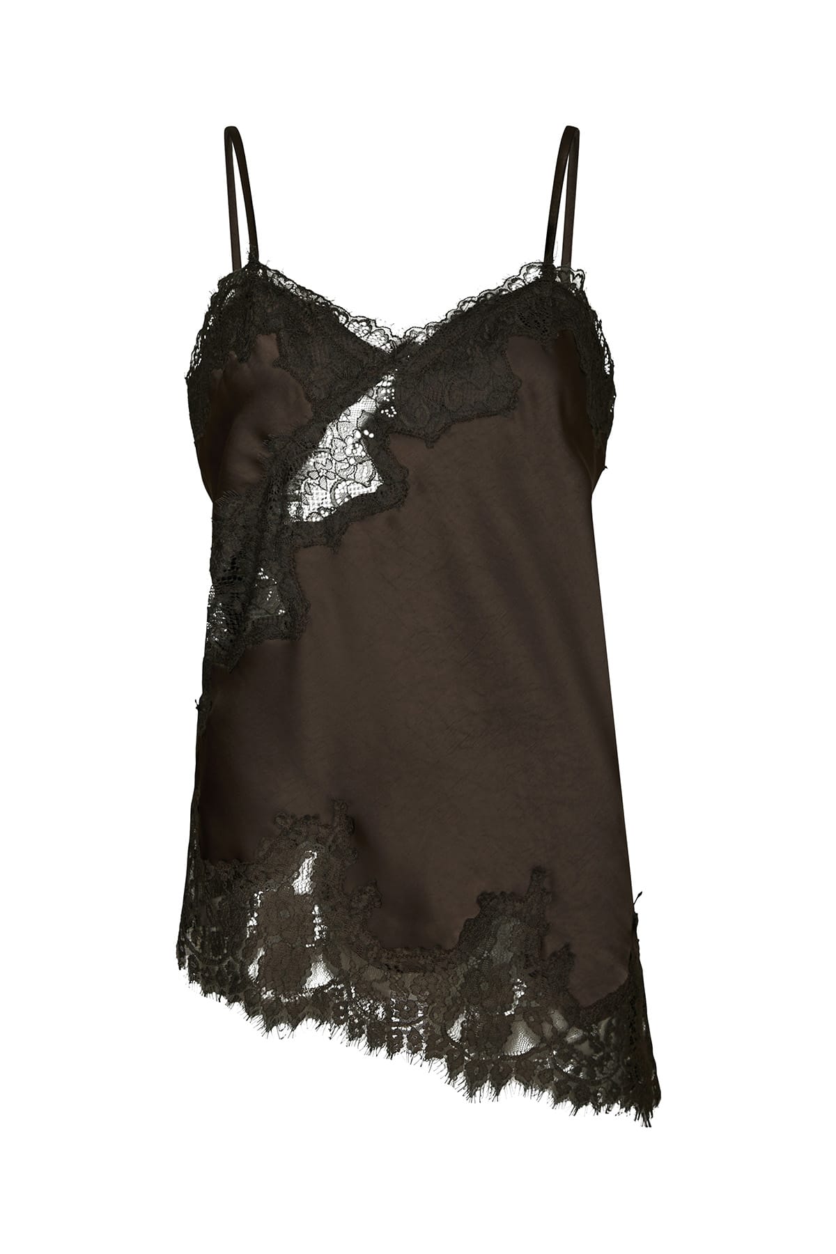 Top Viole Lace Dark brown Top Neo Noir