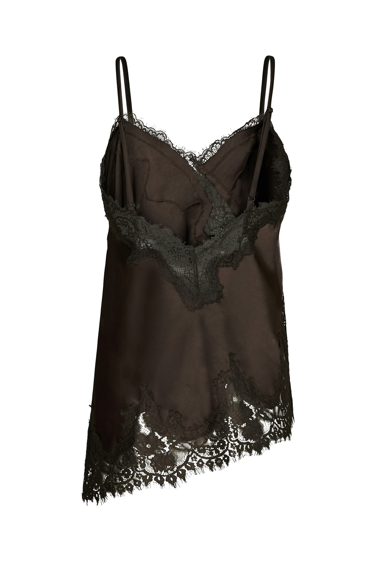 Top Viole Lace Dark brown Top Neo Noir