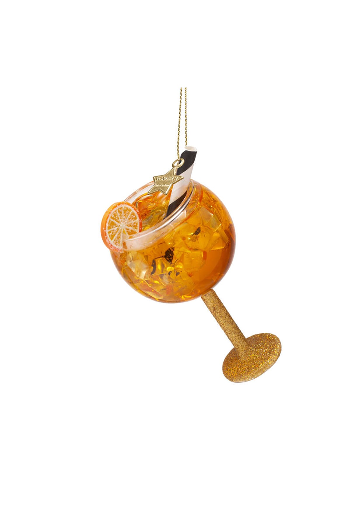 Weihnachtsbaumschmuck Ornament glass orange spritzer Weihnachtsbaumschmuck Vondels