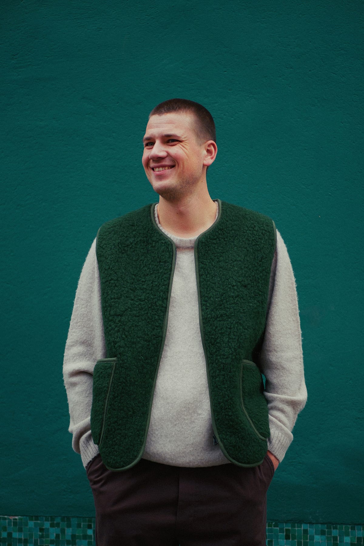 Weste Pepitko Pocket Dark Green Weste Coldbreaker