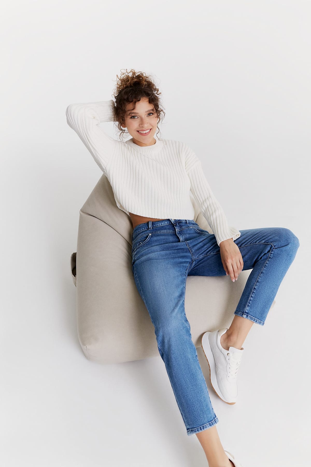 Boyfriend Jeans Victoria - Medium Blue Jeans C.O.J - Cup of Joe Denim