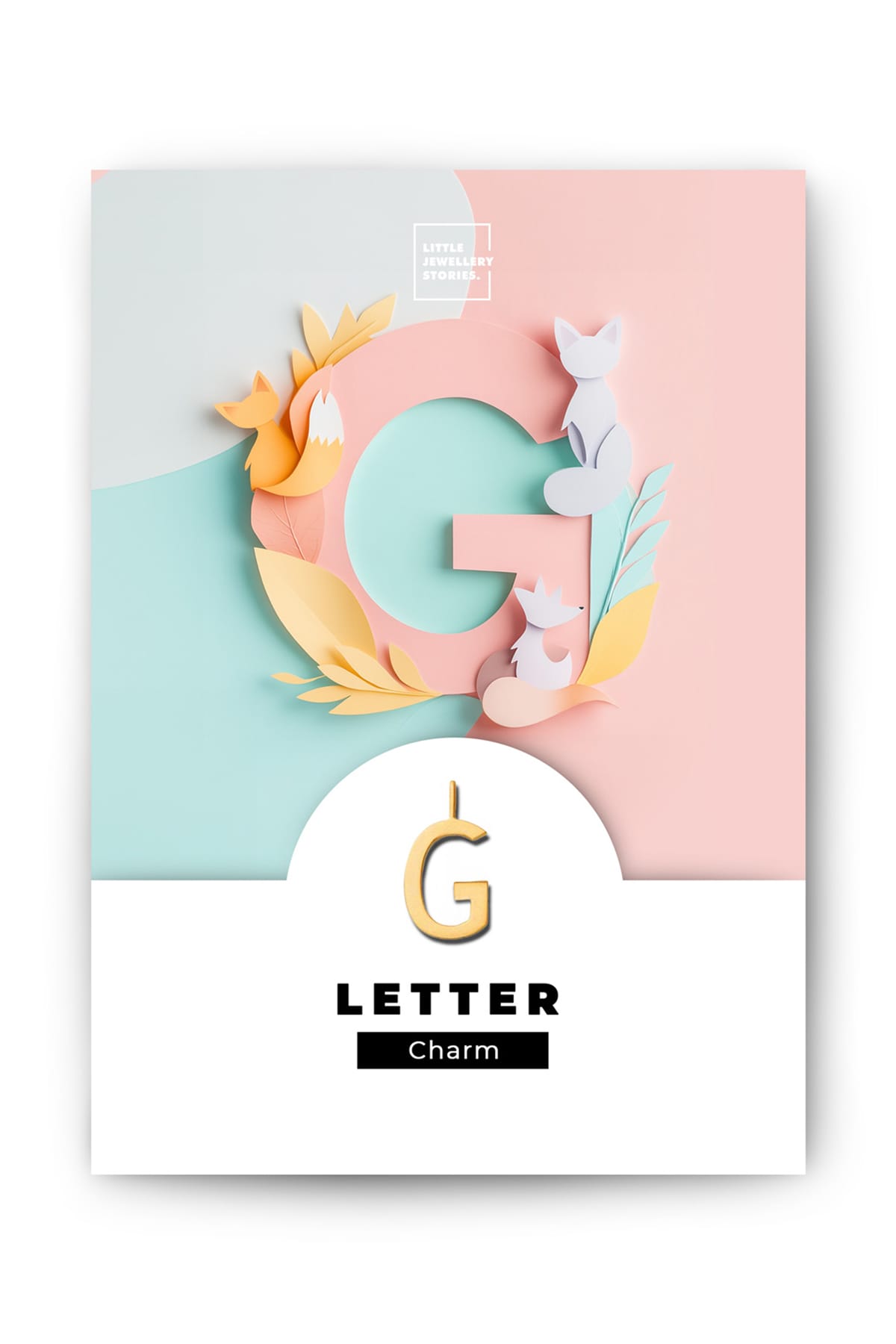 Anhänger Letter Charm G gold Anhänger Little Jewellery Stories 