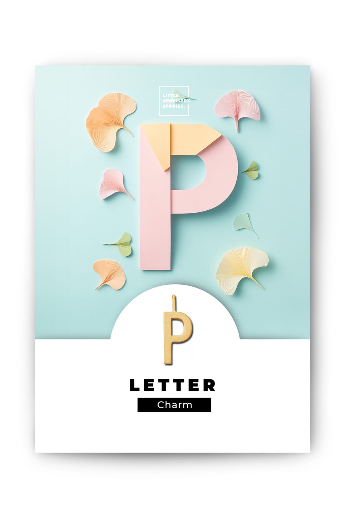 Anhänger Letter Charm P gold Anhänger Little Jewellery Stories 