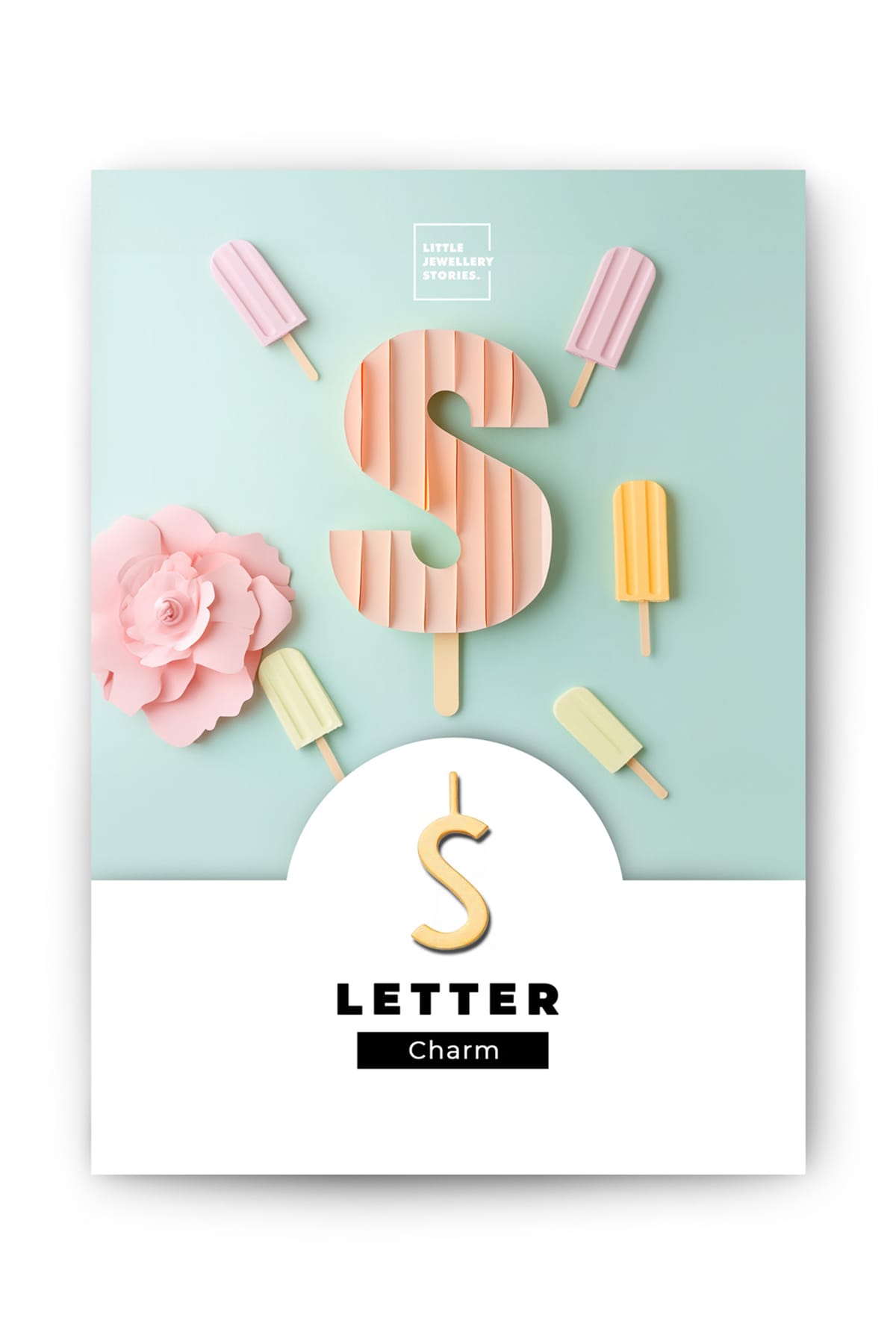 Anhänger Letter Charm S gold Anhänger Little Jewellery Stories 