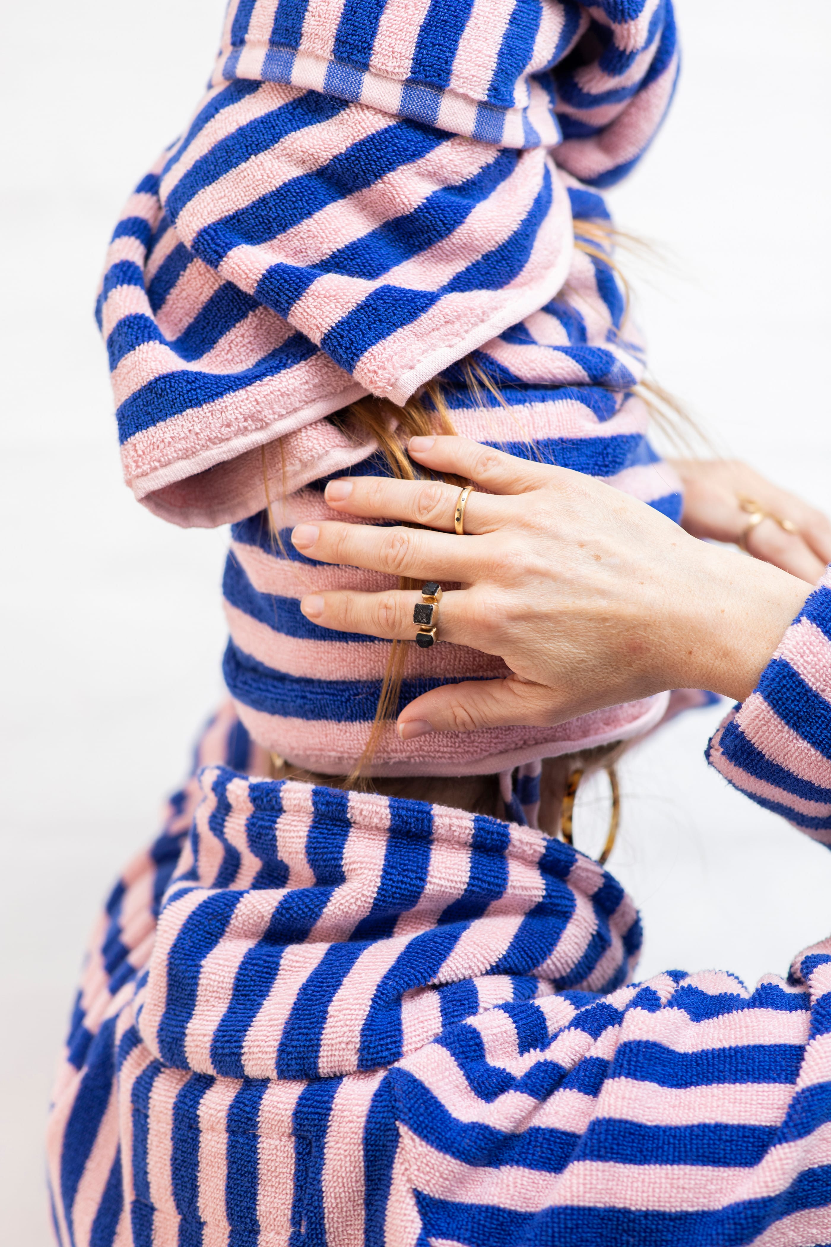 Bademantel NARAM Dazzling Blue & Rose Bademantel Bongusta 