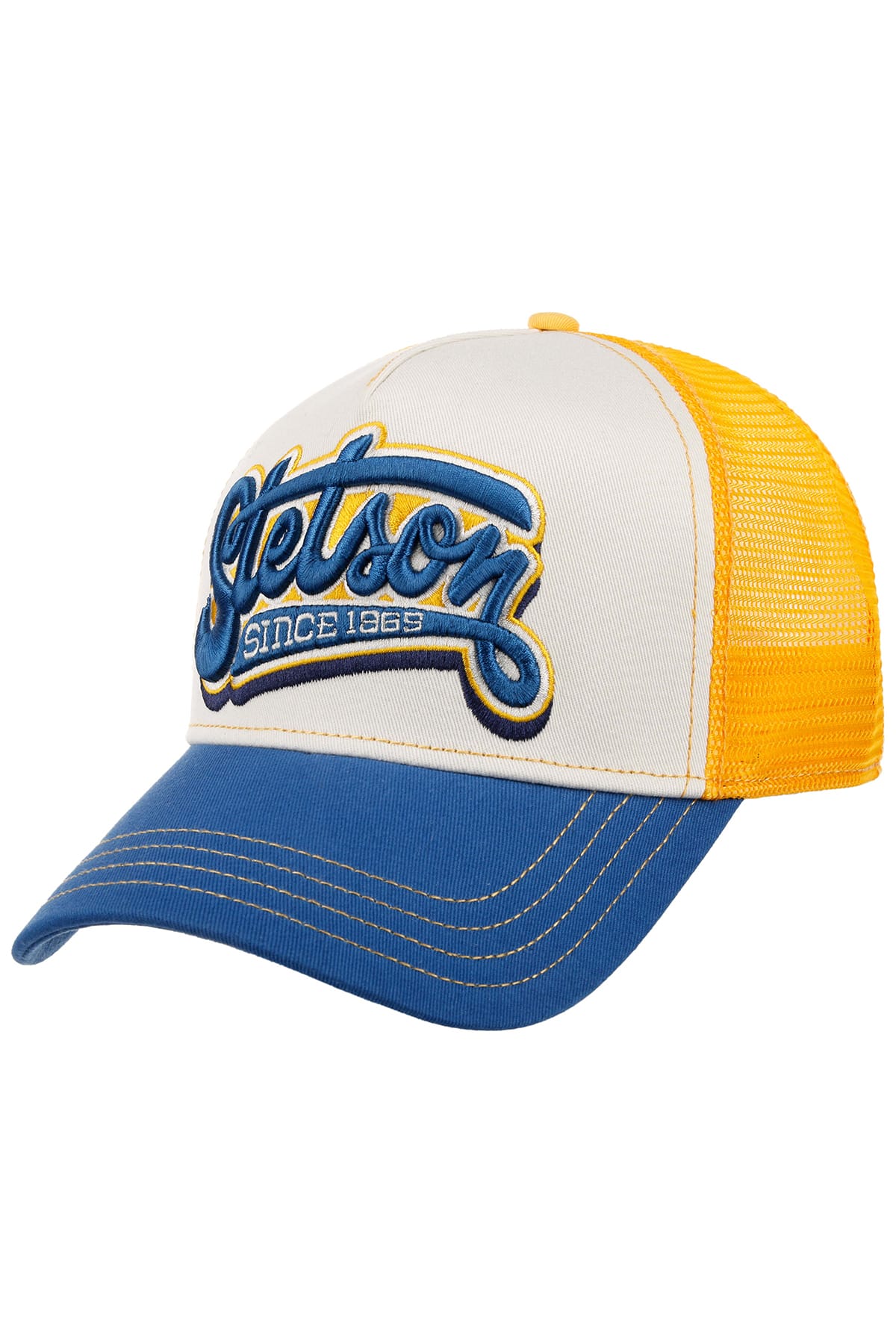 Baseballcap Trucker Cap Lettering blue/white Baseballcap Stetson 