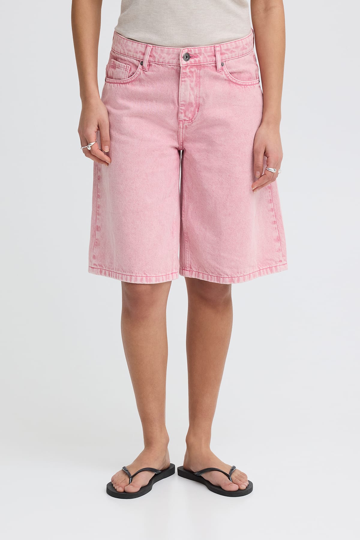 Bermuda Shorts IHKIRSTEN BERMUDA SHO Wild Orchid Bermuda Shorts ICHI 