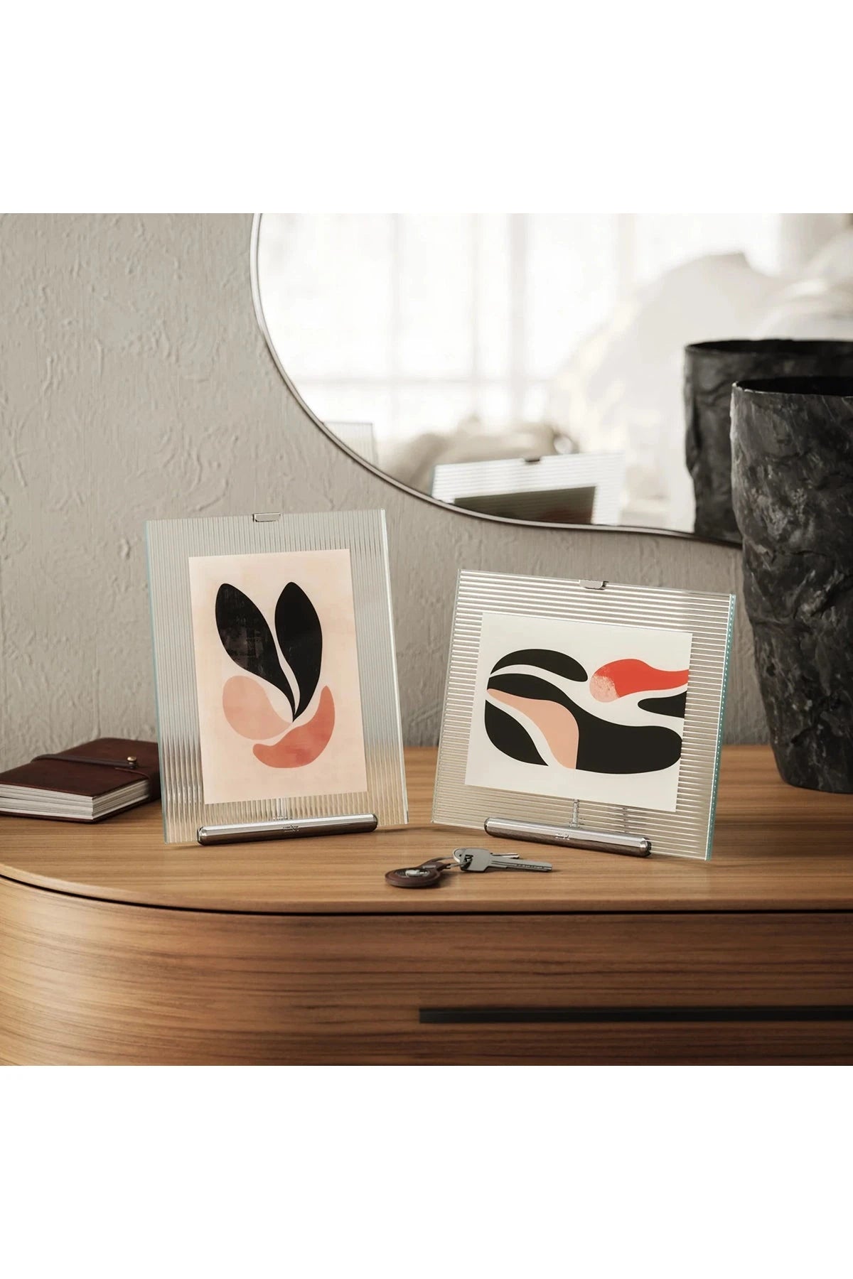 Bilderrahmen FLUTE PICTURE FRAME 5X7 CHROME Bilderrahmen Umbra 