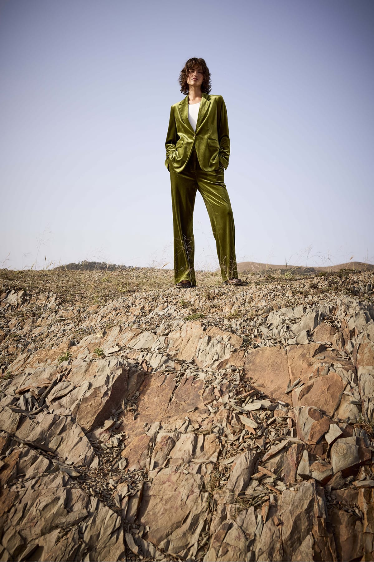 Blazer Ellis jacket Olive green Blazer JC Sophie 