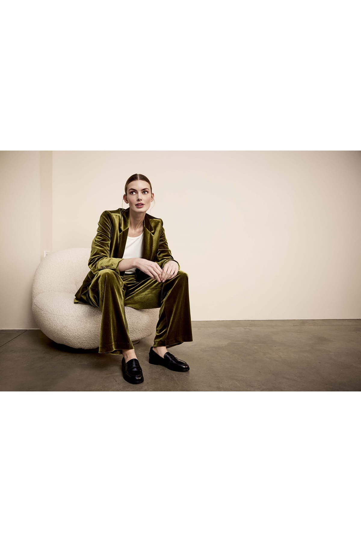 Blazer Ellis jacket Olive green Blazer JC Sophie 