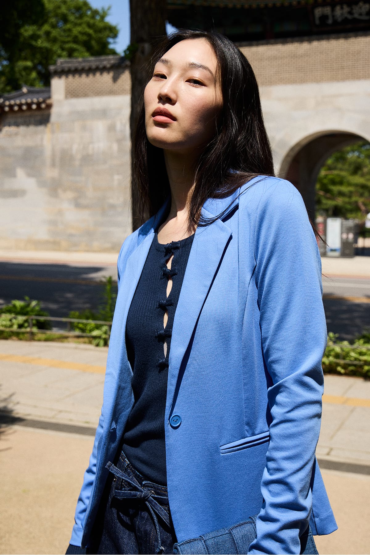 Blazer IHKATE BL Blue Yonder Blazer ICHI 