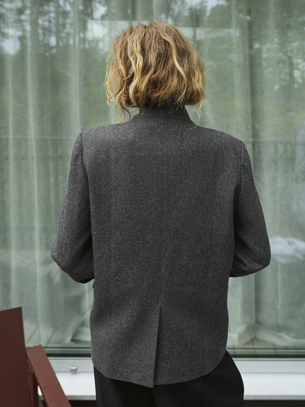 Blazer Nerine Structure Twill Antracit Blazer Neo Noir 