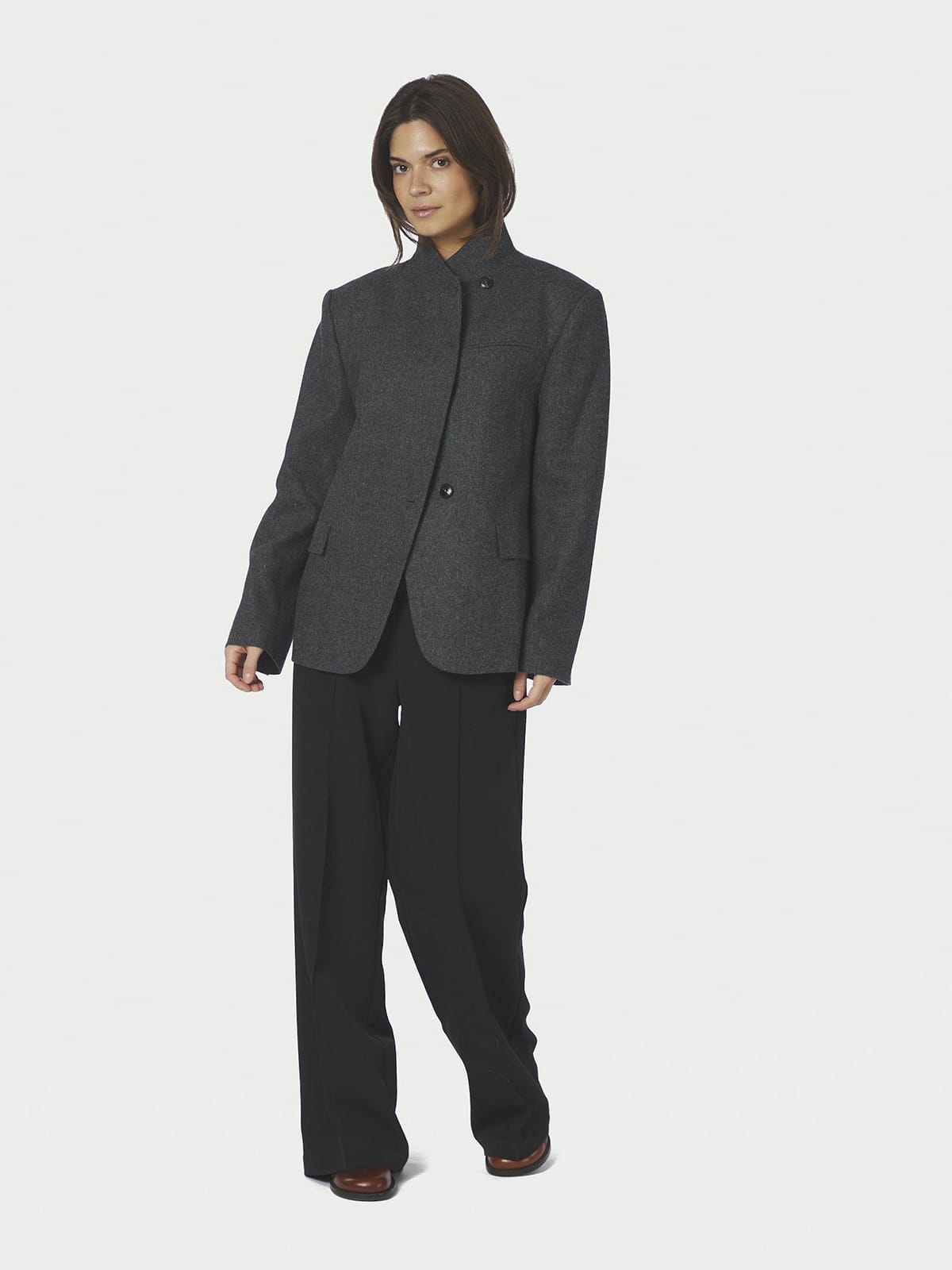 Blazer Nerine Structure Twill Antracit Blazer Neo Noir 