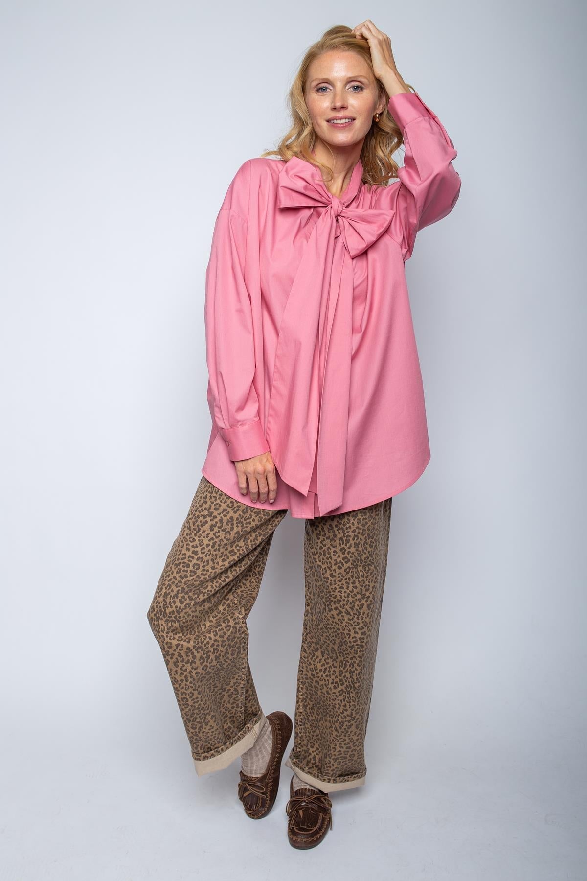 Bluse mit Schluppe blush Bluse Emily van den Bergh 