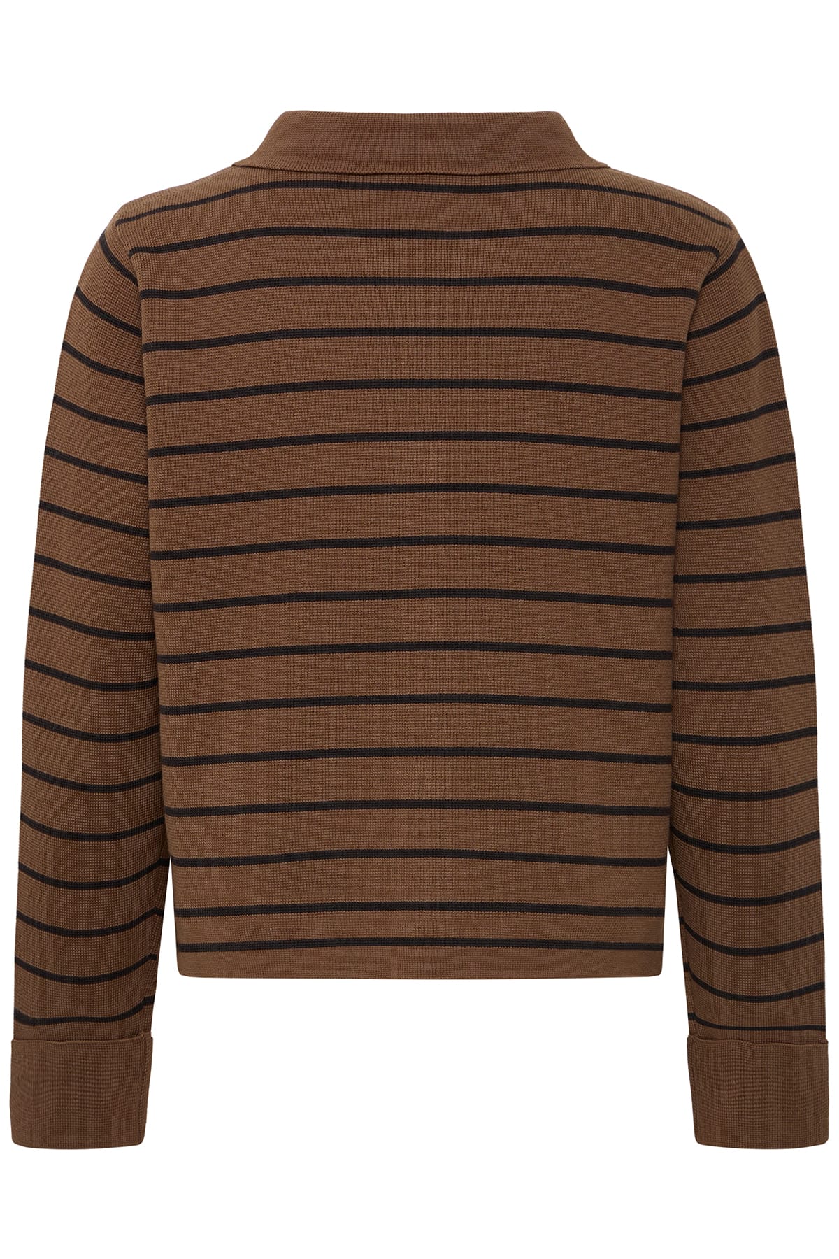 Cardigan FRITA CAR 3 COCOA STRIPE Cardigan Fransa 