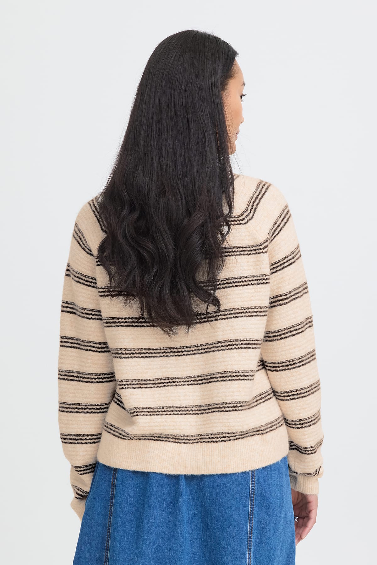 Cardigan FRKENDRA CAR 2 OATMEAL STRIPE Cardigan Fransa 