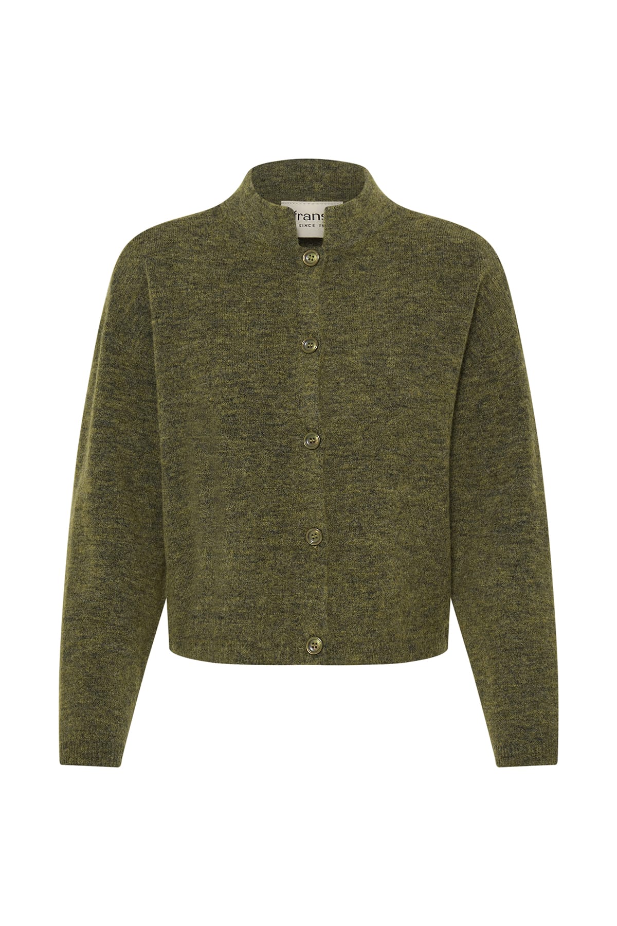 Cardigan FRSANNY CAR 10 Fir Green Melange Cardigan Fransa 