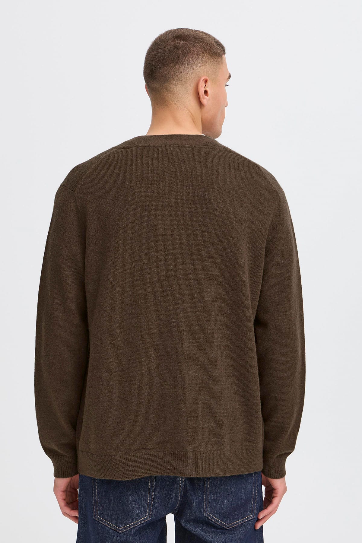 Cardigan SDRICK CARDIGAN Slate Black Cardigan Solid 