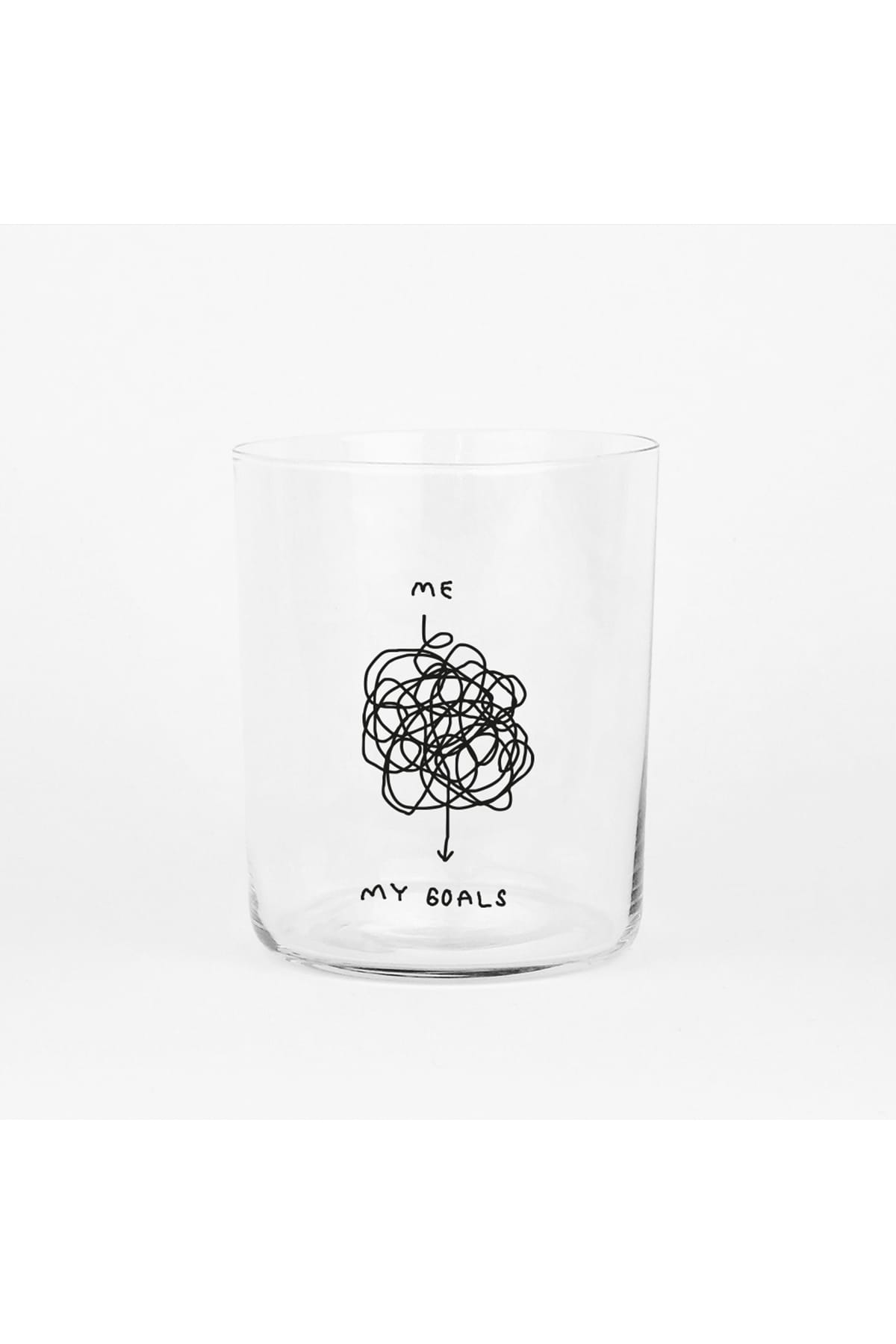 Glas Me and my goals (Large) Glas YAHYA STUDIO 