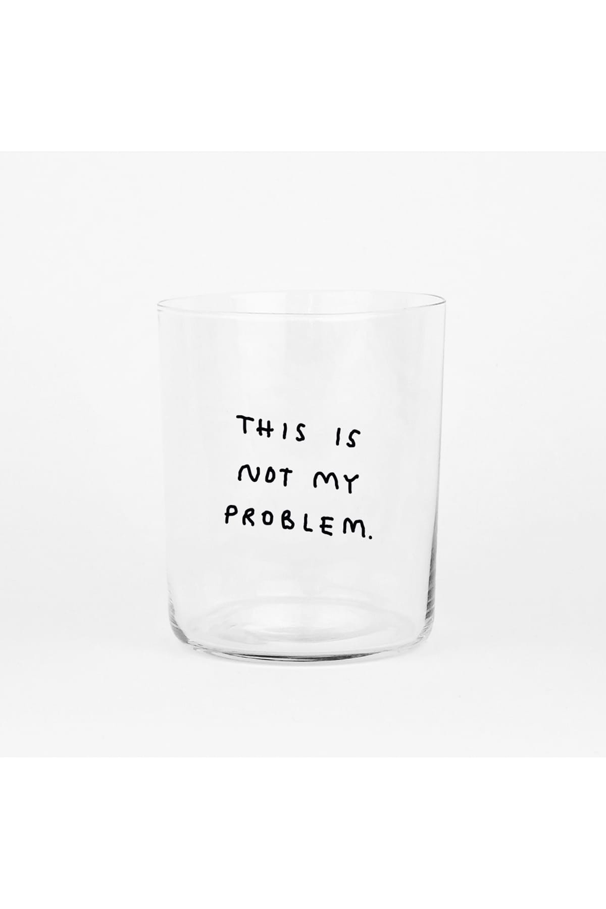 Glas Not my Problem (Large) Glas YAHYA STUDIO 