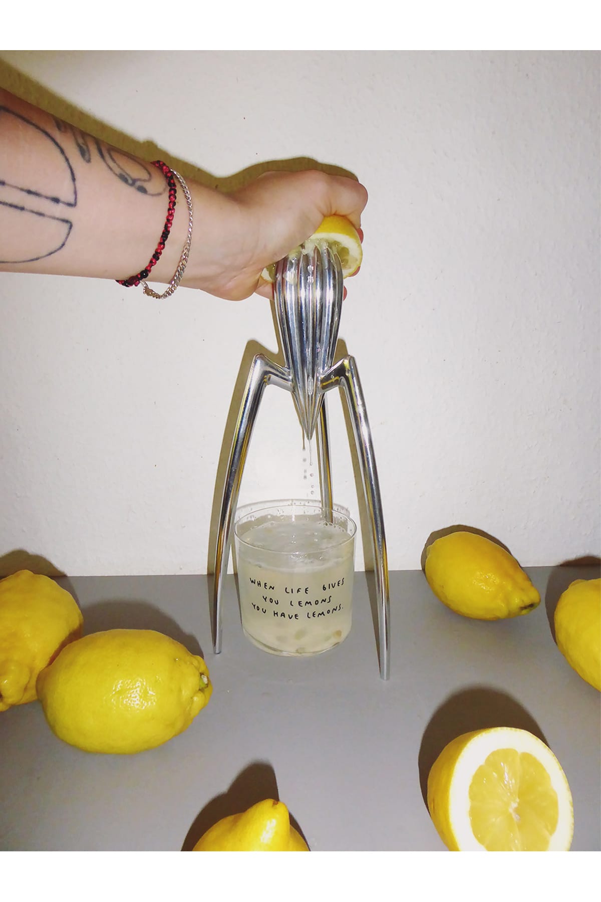 Glas When life gives you lemons Glas YAHYA STUDIO 