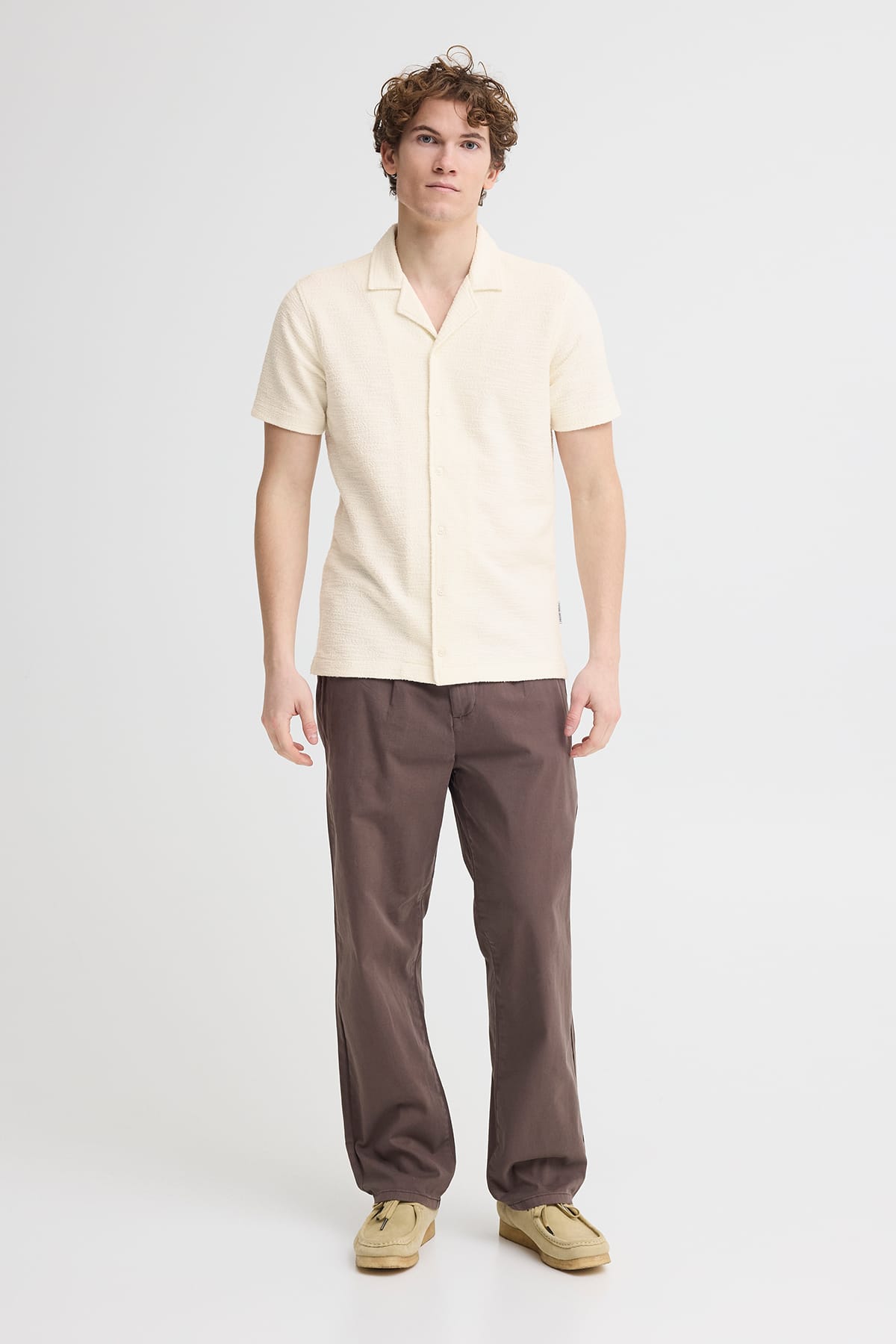 Hemd CFEGEBJERG RESORT SHIRT Marshmallow Hemd Casual Friday 