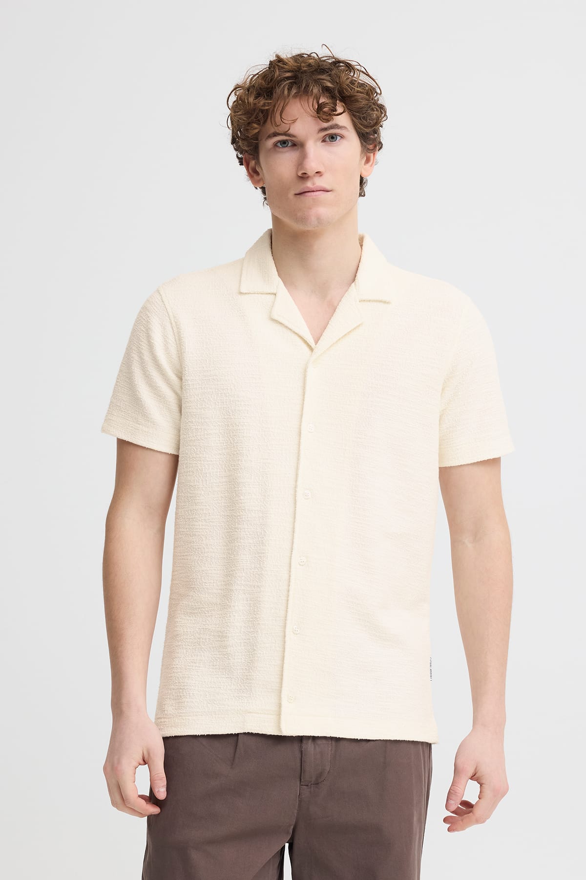 Hemd CFEGEBJERG RESORT SHIRT Marshmallow Hemd Casual Friday 