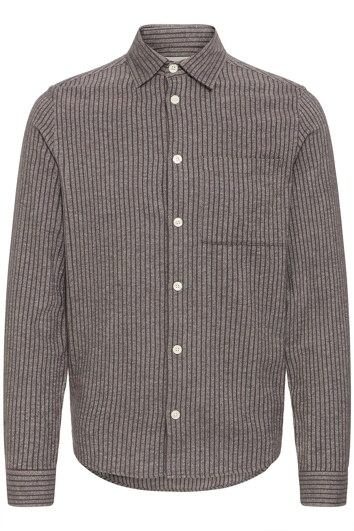 Hemd CFGERHARD STRIPED SHIRT CHARCOAL GRAY MELANGE Hemd Casual Friday 