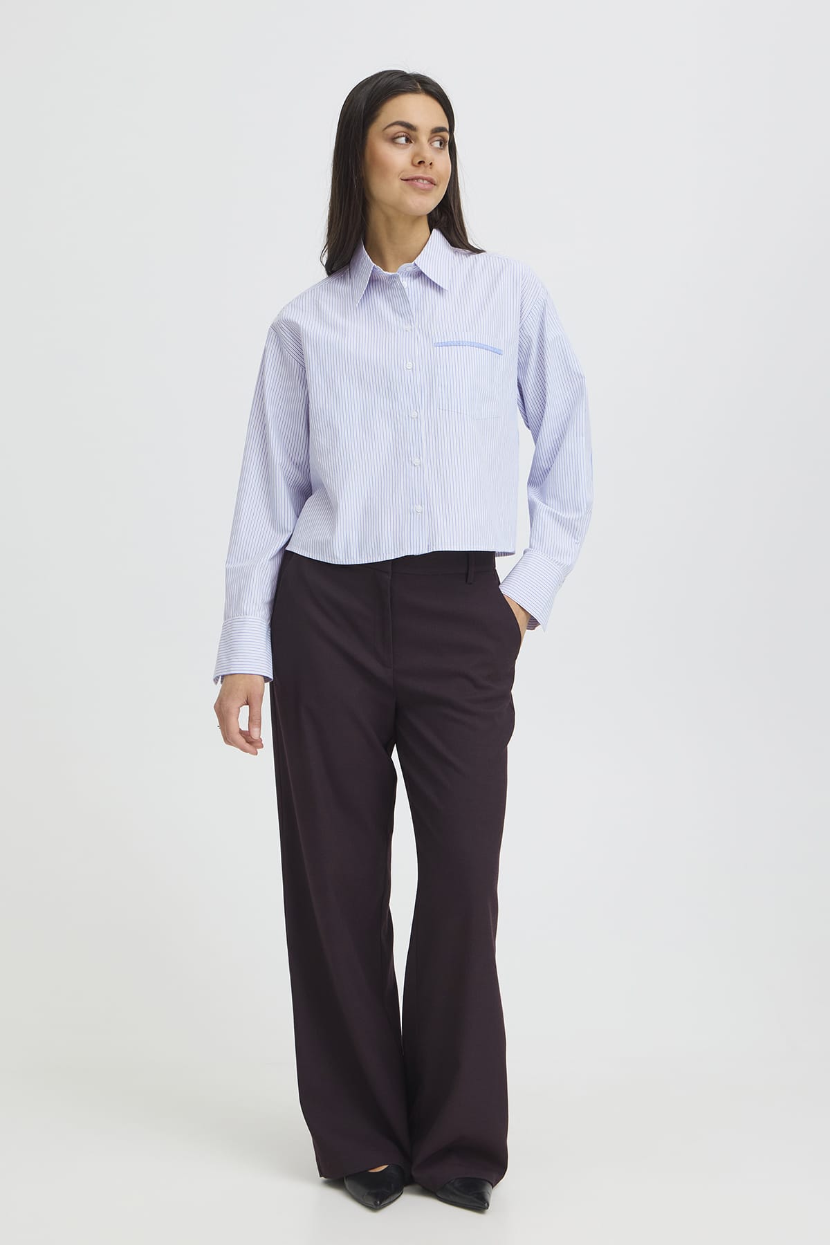 Hemd FRYARA SH 1 BLUE BLIZZARD STRIPE Hemd Fransa 