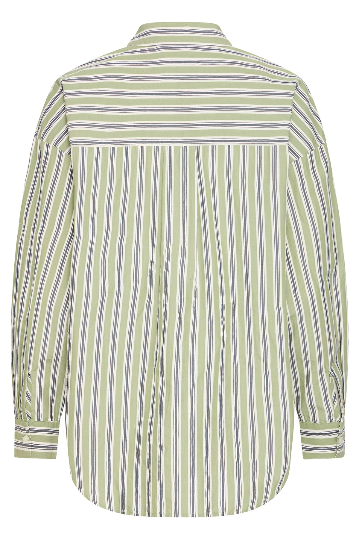 Hemd IHFLUCA SH2 GREEN STRIPE Hemd ICHI 